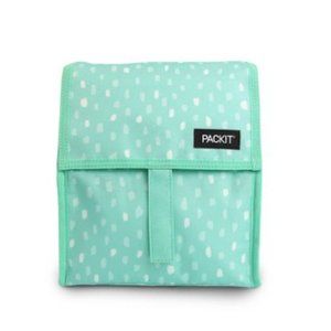 PACKIT Mint White Original Freezable Lunch Bag